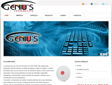 Tablet Screenshot of genius-se.com.br